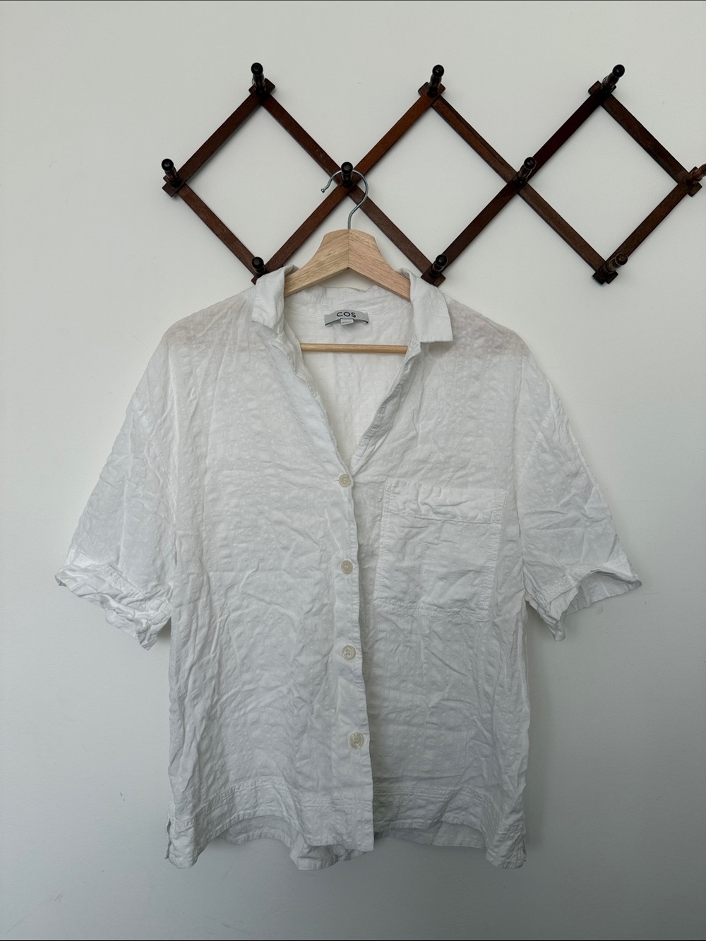 COS Women’s Textured Resort Shirt - Size M